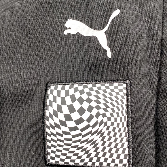 NWT Mens Puma BMW Motorsport 100% Cotton Black Athletic Sweat Pants Size L - Picture 9 of 14